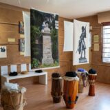 Archivos en movimiento: Laboratorio material/curatorial "Pintar el Latido: "Trazo y Memoria Afro Diaspórica" y Archivos en movimiento: Instalación efímera resultados del ciclo: “Ritmo y desobediencia”.