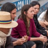 Encuentro de palabra Al aire libre, alrededor del fuego, guiado por el colectivo Minga Prácticas Decoloniales